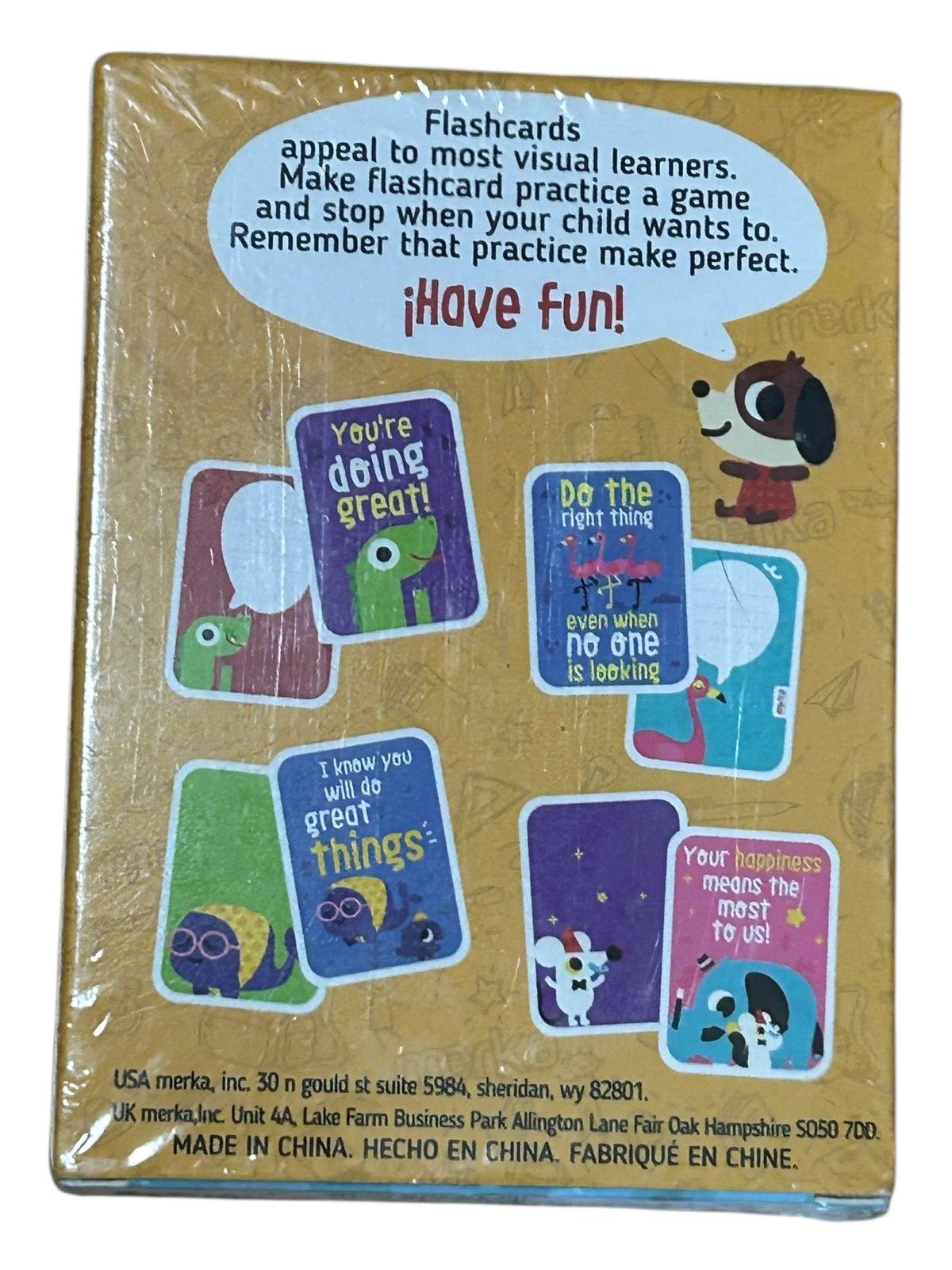 Motivational Flashcards for Kids – 50 Educational Flash Cards for Ages 3+