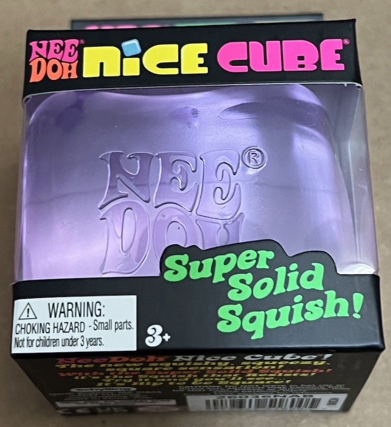 Lot Of 17 NEW SEALED Nee Doh Nice Cube Super Solid Squish Blue Purple Pink