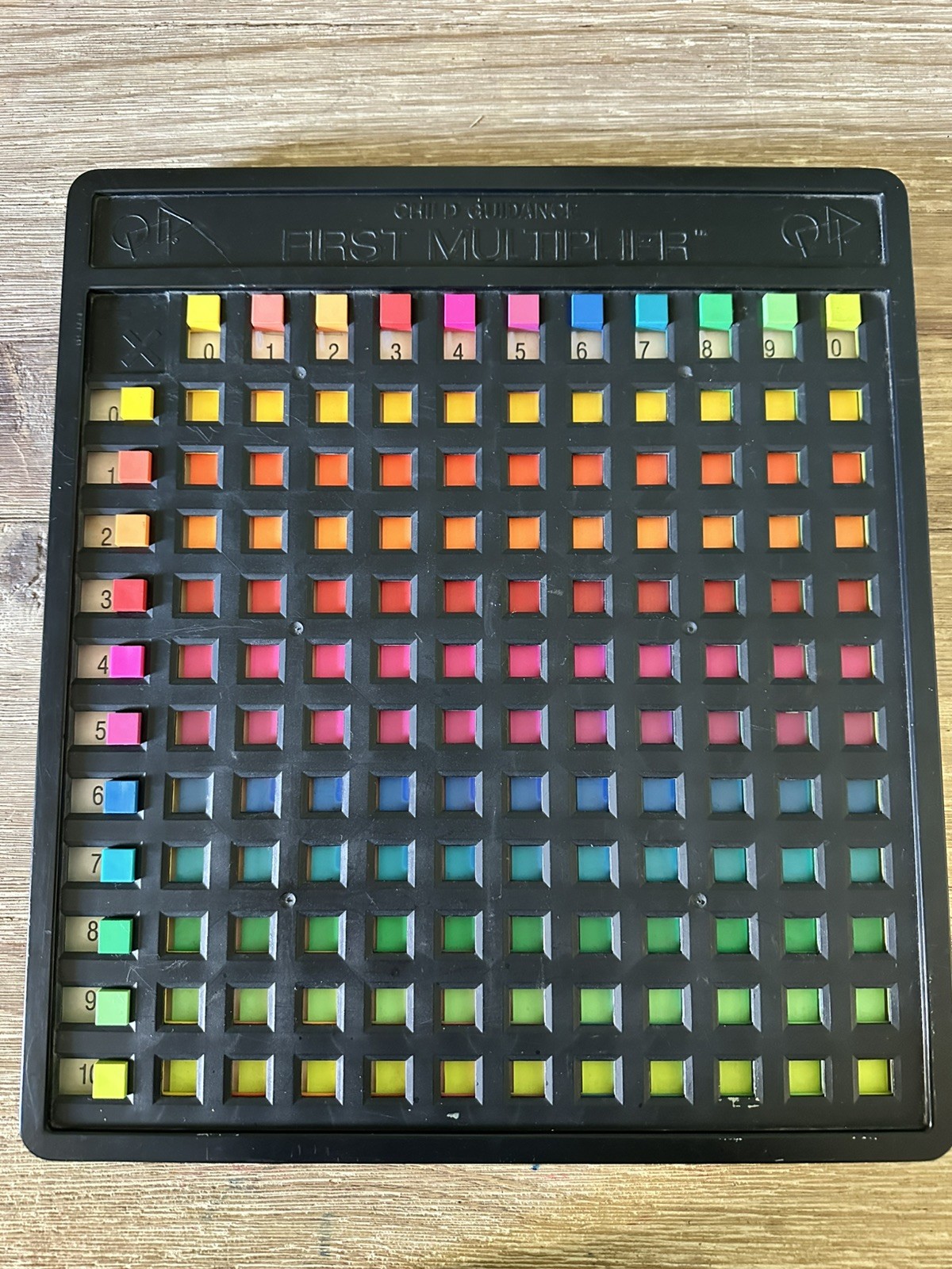 Vintage 1979 Gabriel Child Guidance First Multiplier Mathematics Learning Toy
