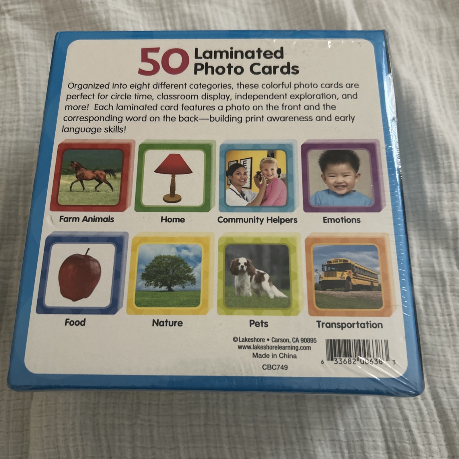 Lakeshore Infant/Toddler Photo Library 50 Cards 8 Categories New (Package Ware)