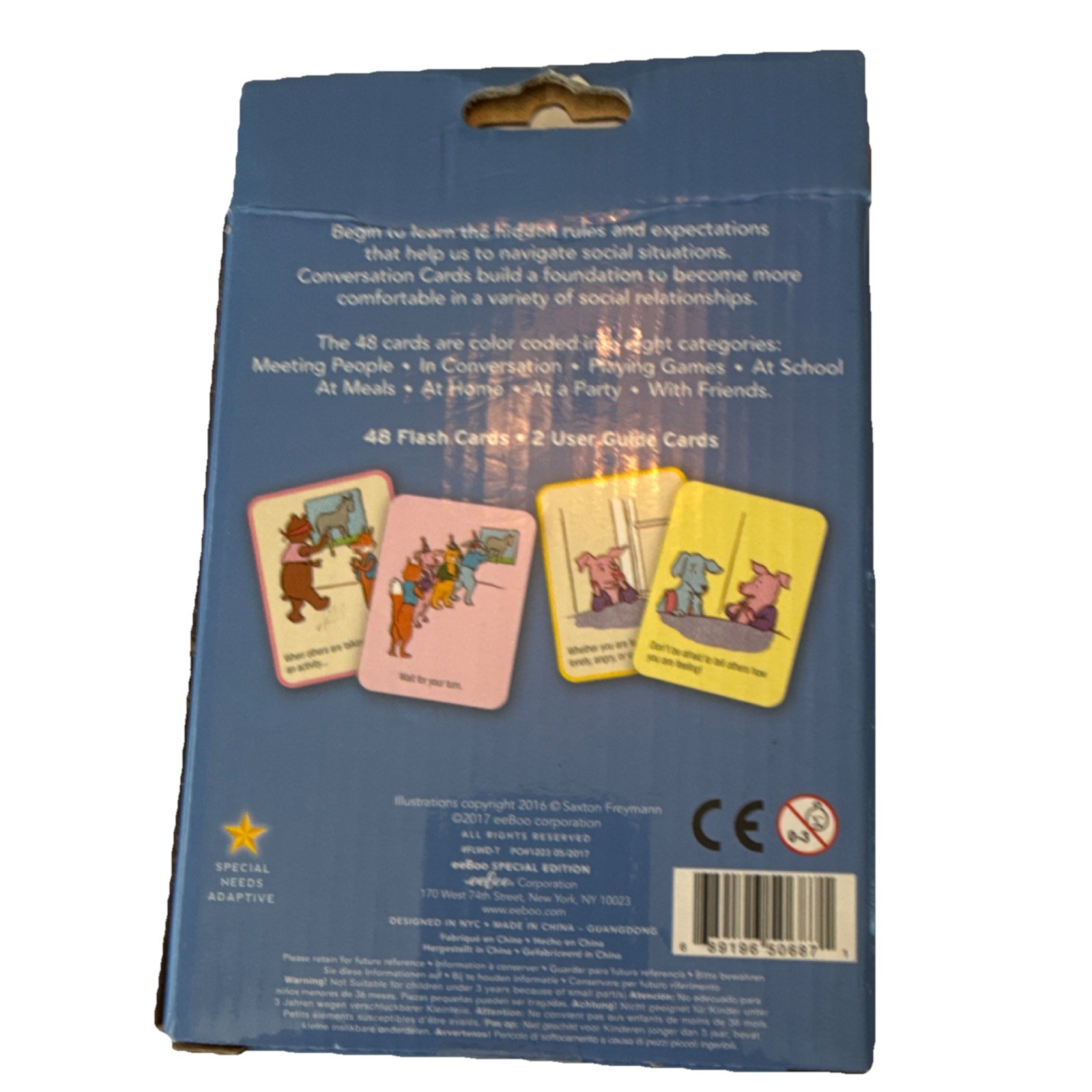 eeBoo What Do I Do? Conversation Cards Social Skills Ages 4+ Multicolor Kids