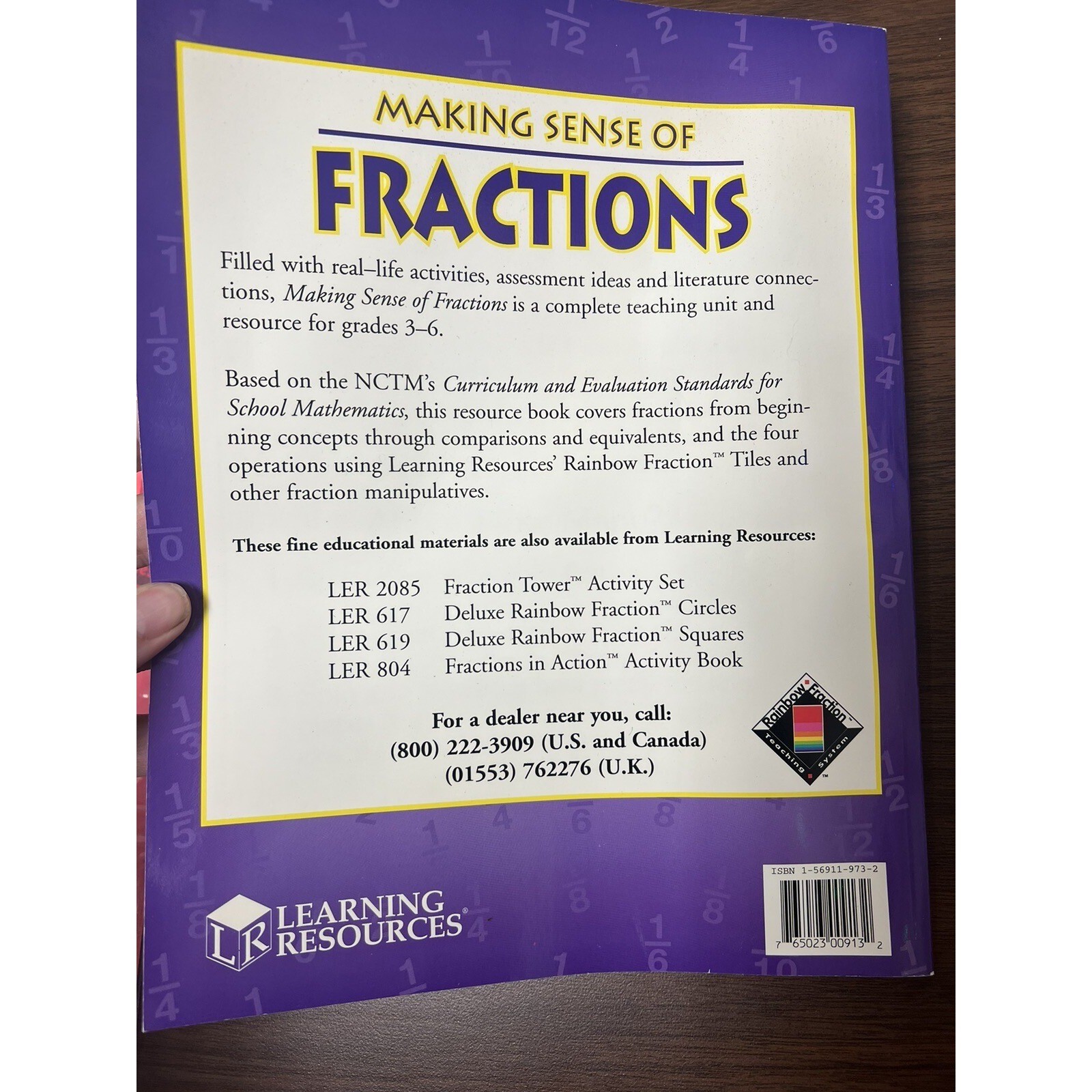 Learning Resources: Making Sense of FRACTIONS Replacement Unit- Grades 3-6 Extra