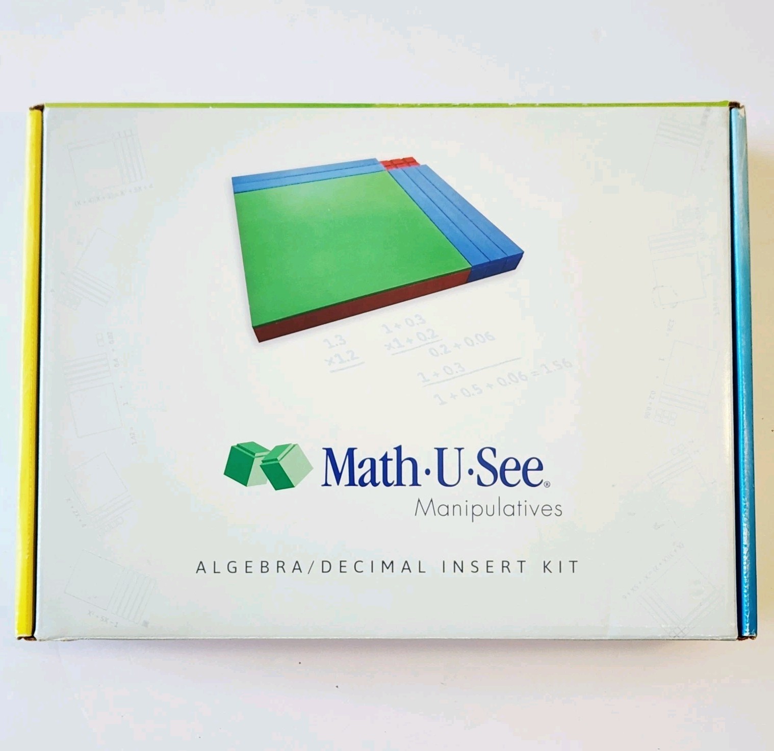 Math U See Manipulatives Algebra Decimal Insert Kit Demme Learning Homeschool