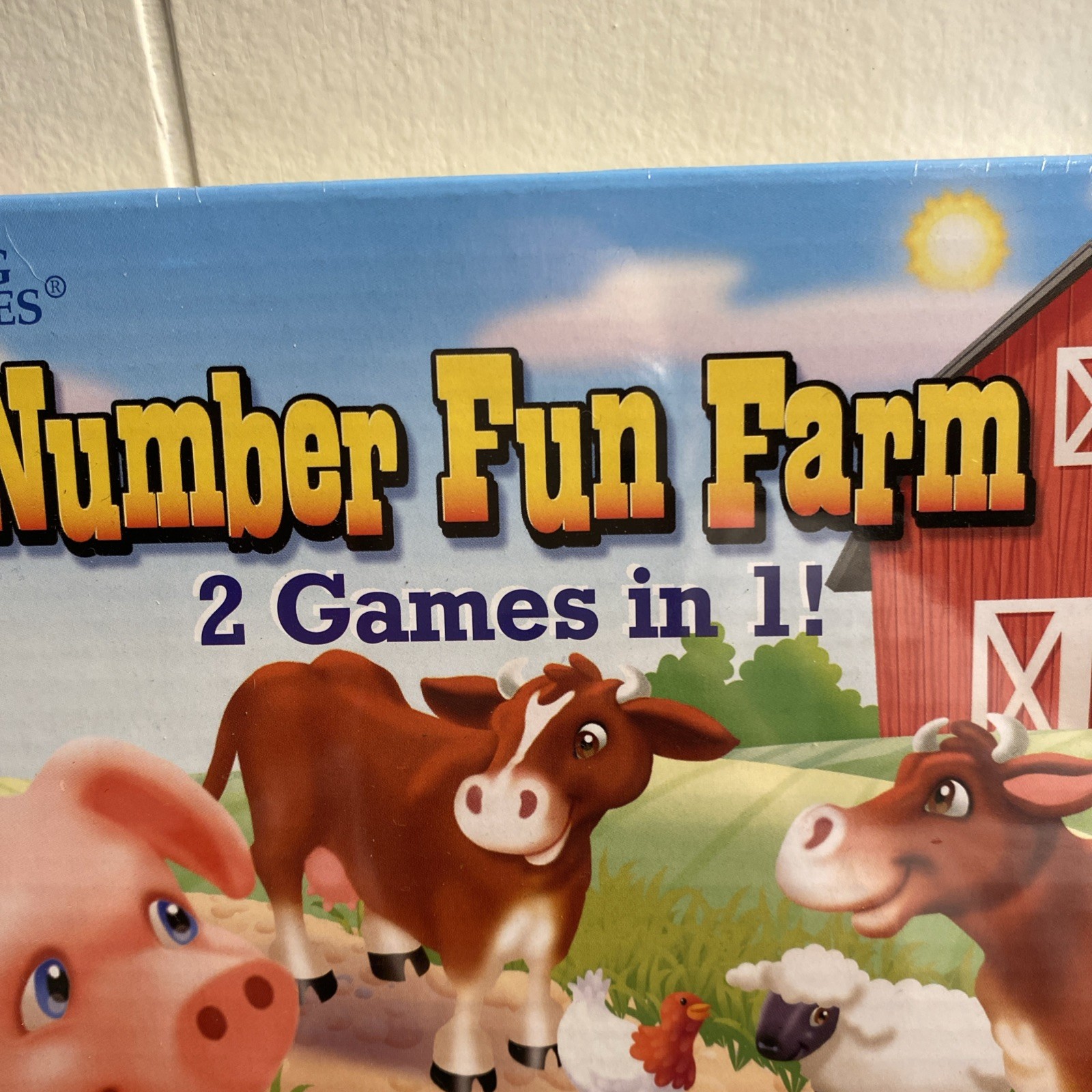 Learning Resources Nip Number Fun Farm 2 Games In 1 Preschool Kids Game Age 3+