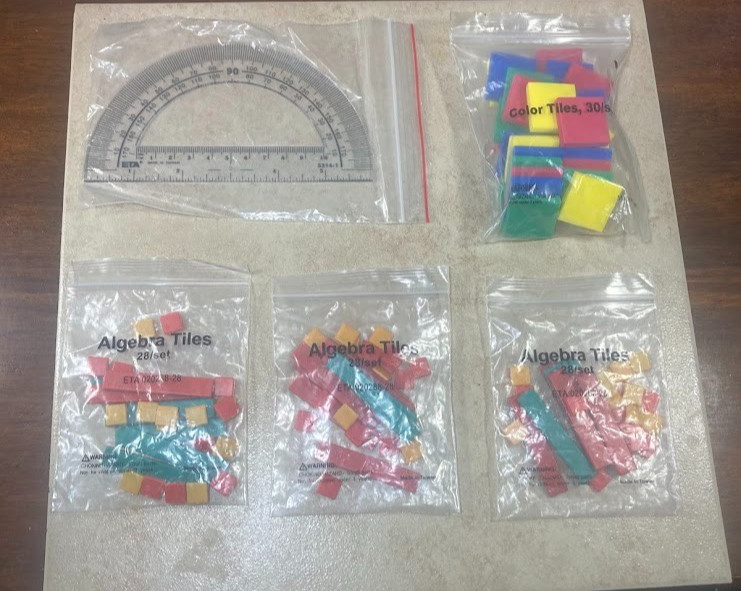 CCA Student Algebra Tiles #020288 Cuisenaire Company of America, Inc. Math Tiles