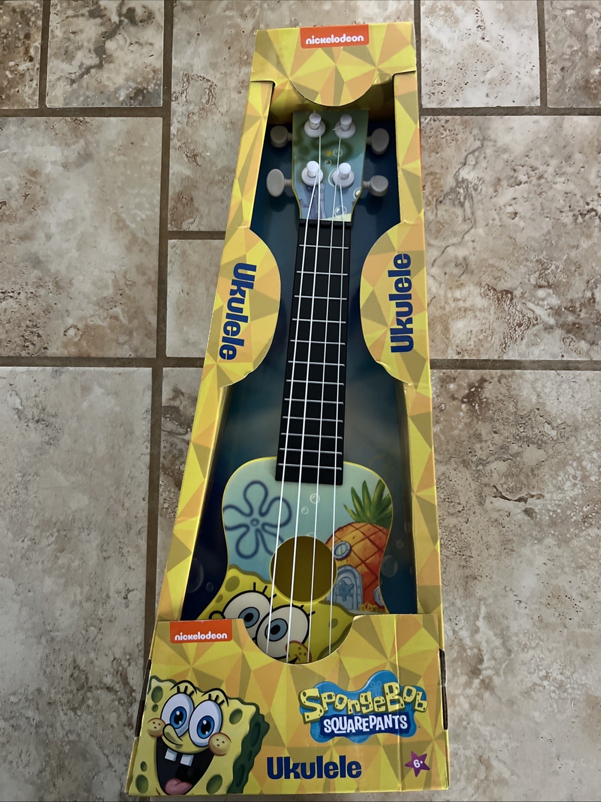 SpongeBob SquarePants Ukulele (Nickelodeon, 2024) (New in Box) (Ages 6+)