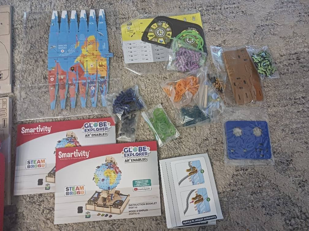 Smartivity Globe Explorer Wooden Model Engineering STEM Learning Toy 8+