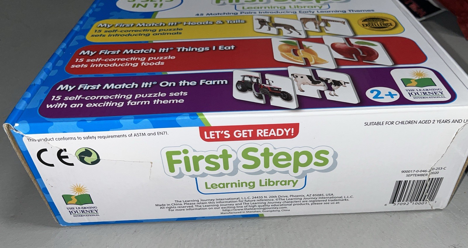First Steps Learning Library Toddler Preschool Learning Games 3 Sets In 1!