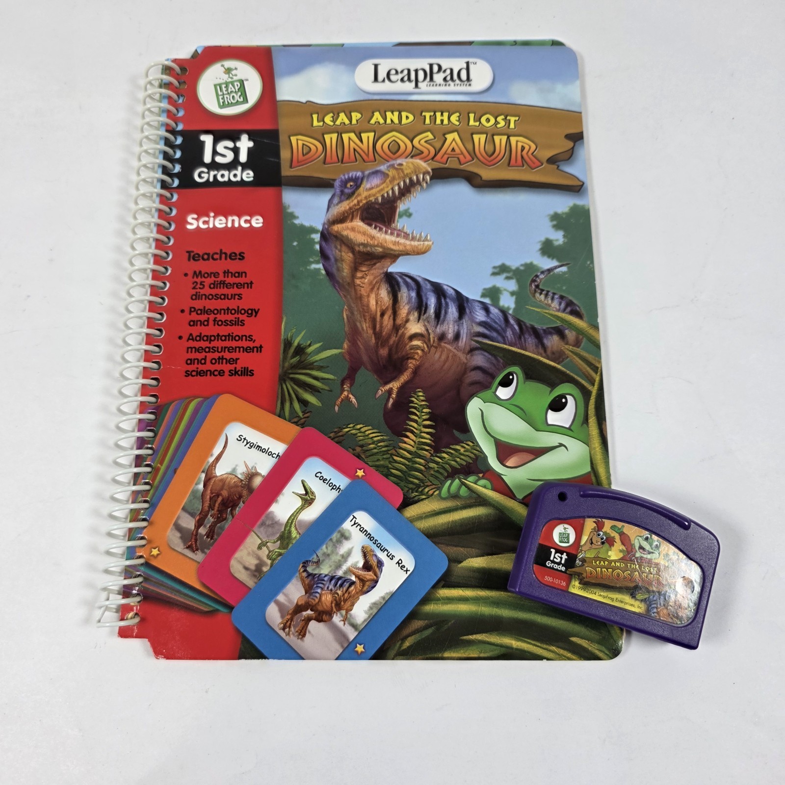 LeapFrog LeapPad Interactive Books & Cartridges Lot Dr Seuss Dinosaur Math