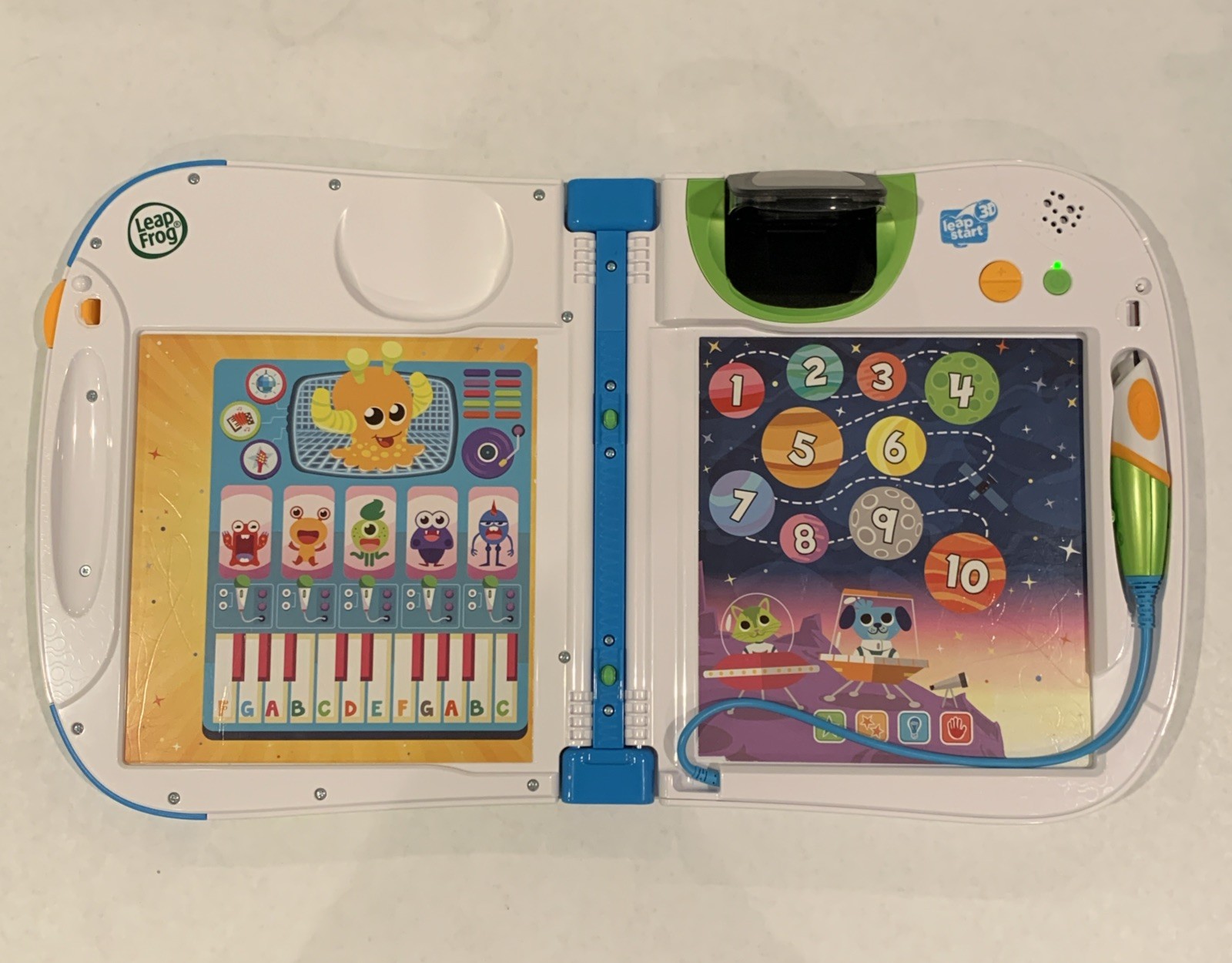 LeapFrog Leap Start 3D Learning Device & Book – Tested WORKS Great