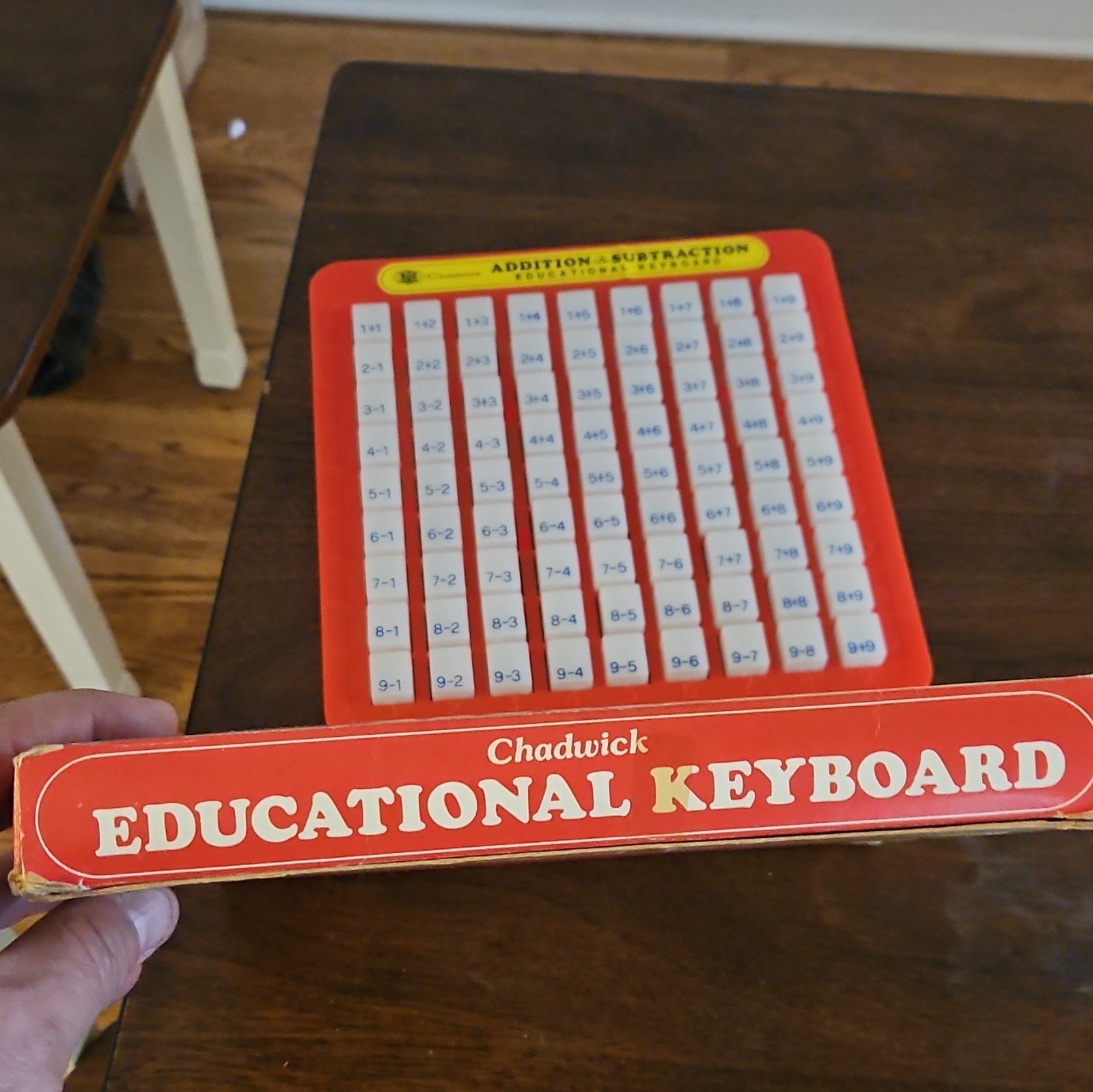 1960s Chadwick Educational Keyboard Addition & Subtraction Mathematics Toy