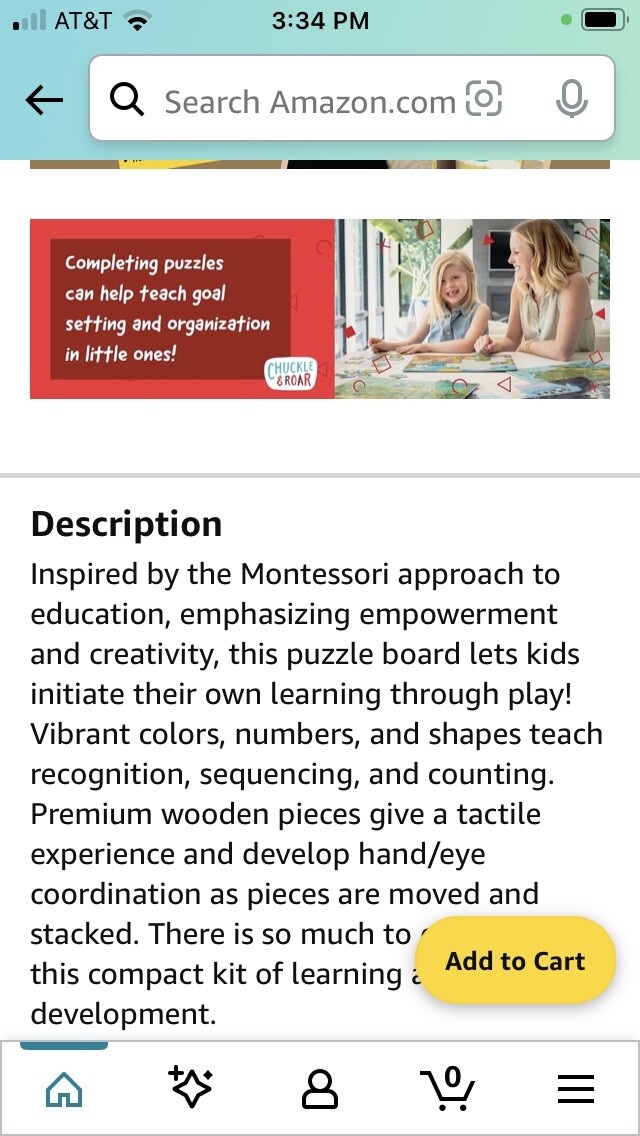 Chuckle & Roar 4 In 1 Wooden Puzzles Montessori Learning 75 Pc NIB!