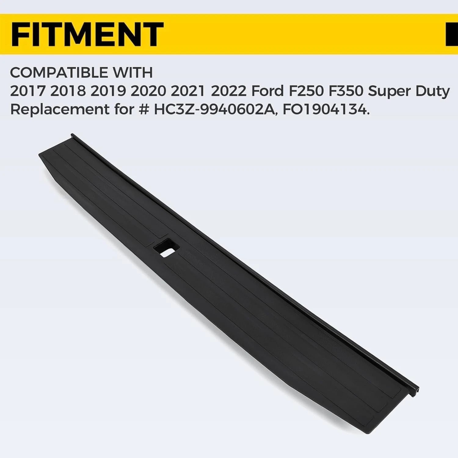 Ford F250 F350 Tailgate Molding Cap Cover Black 2017 2022 Replacement