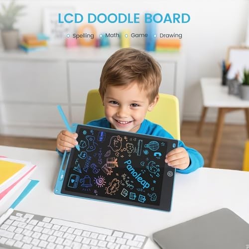 12 Inches LCD Writing Tablet for Kids and Adults – Reusable,Erasable Blue