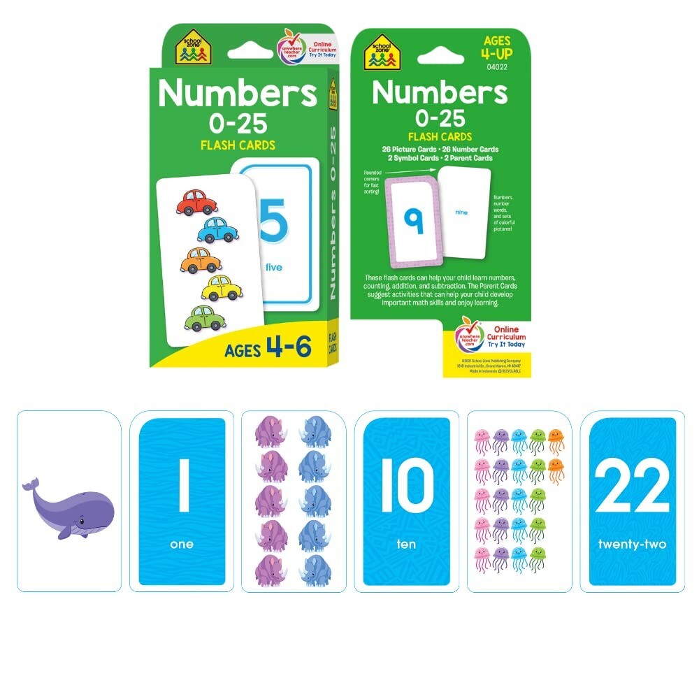 Preschool prep FlashCards Educational Toys Books for 4 5 Year Olds Toddlers Kids