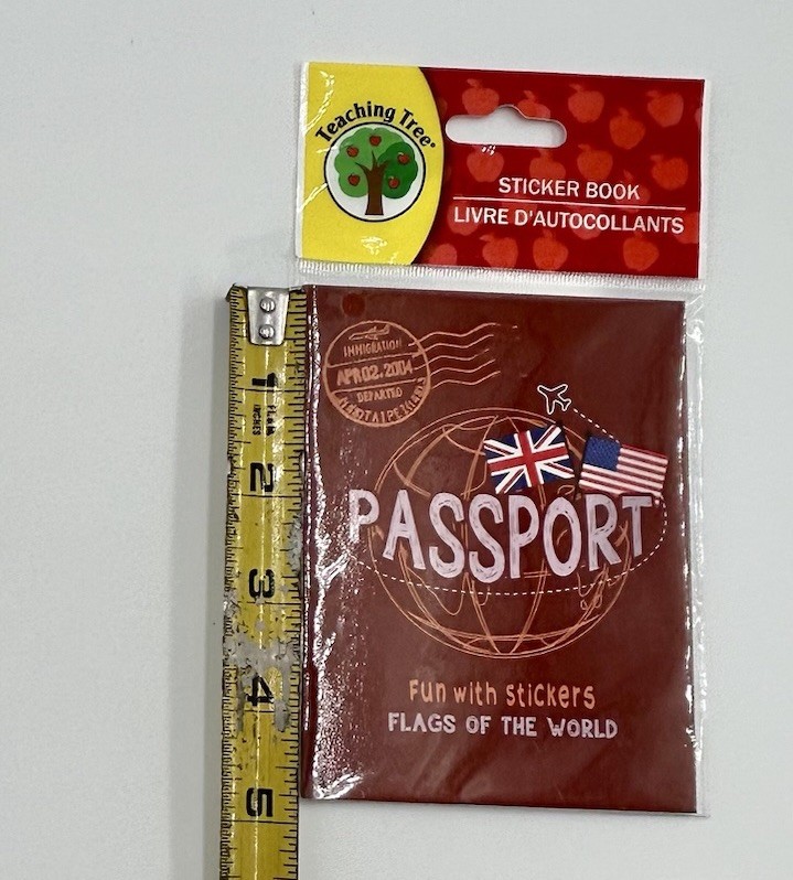 Teaching Tree Play Passport With Stickers And Play Ticket Italy In Orig Package