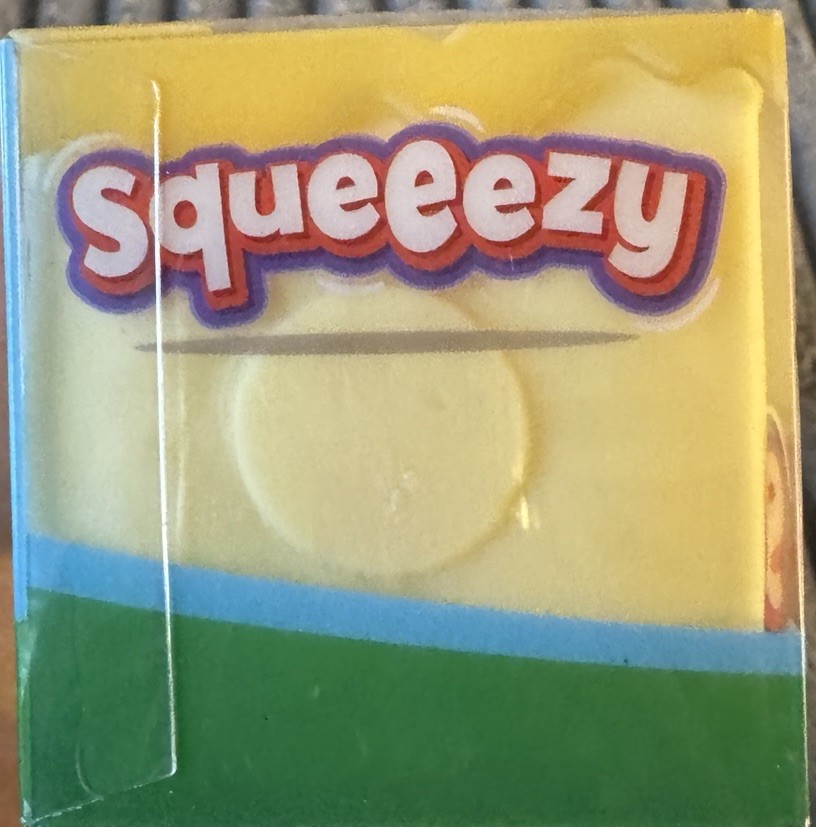 Sunny Days Squeezy Butter Tactile Squeeze Toy 14 oz Yellow Green Blue 571064