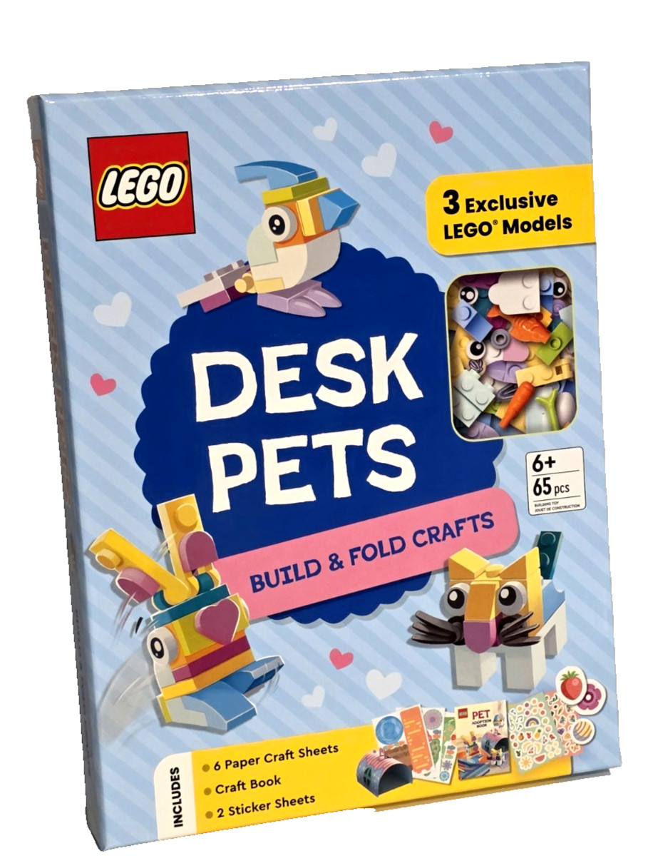 LEGO® Activity Books 3 DESK PEST Exclusive Builds New I Ameet ✨Carefully Shipped