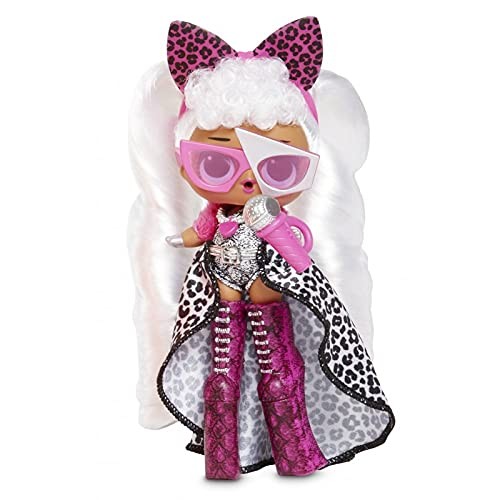 LOL Surprise JK Mini Fashion Doll Diva with 15 Surprises Including Dress Up Doll