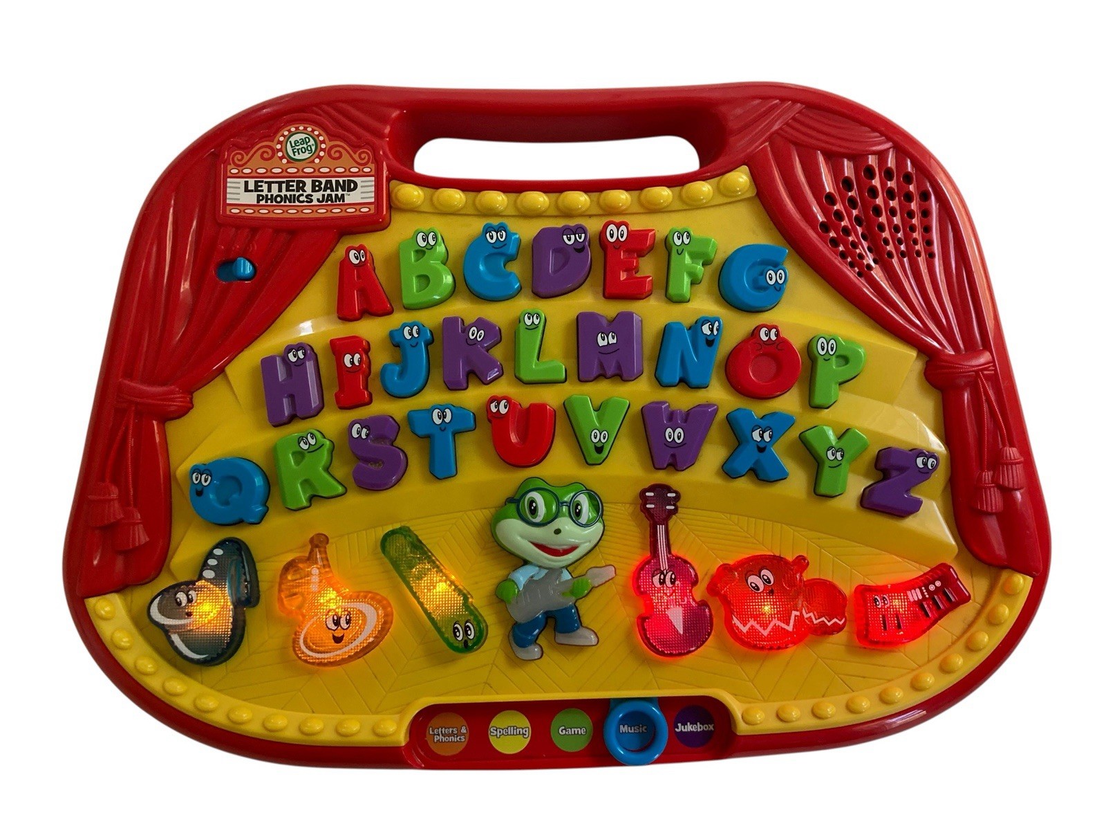 Leapfrog Letter Band Phonics Jam Educational Learning Toy Tested Works 2018