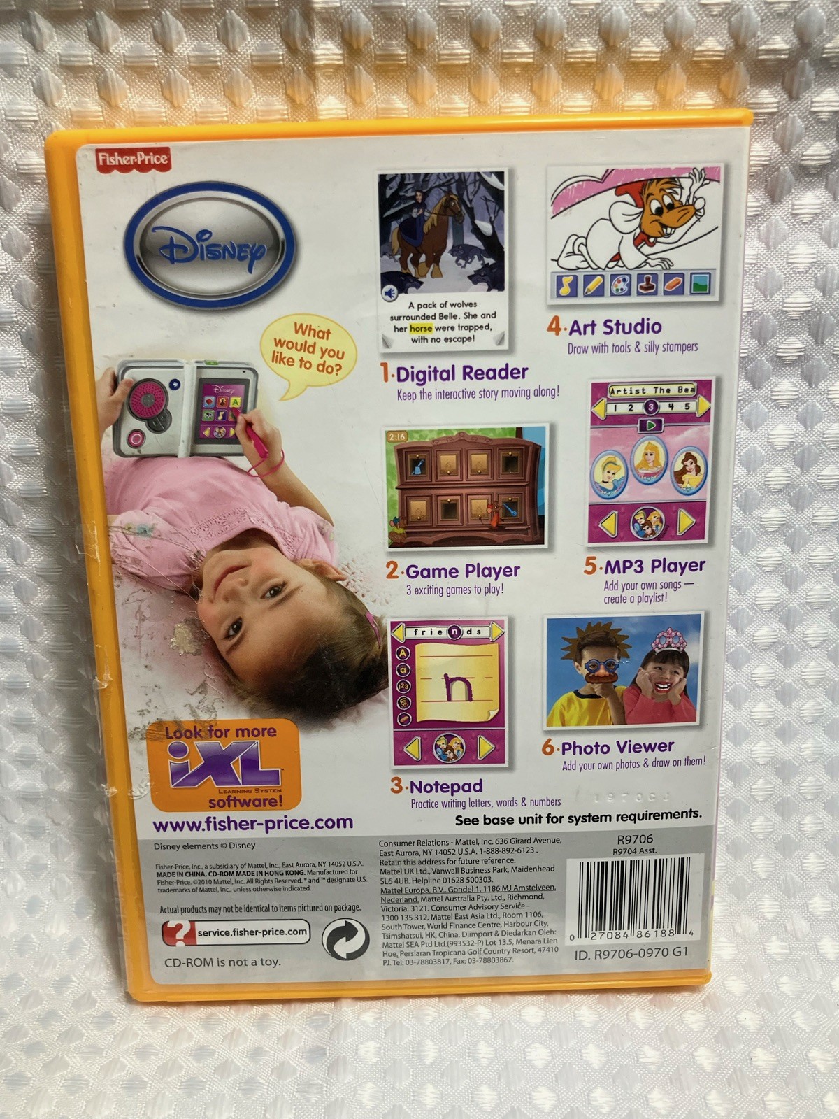 Fisher Price Disney Princess For iXL Learning System Good Used Condition