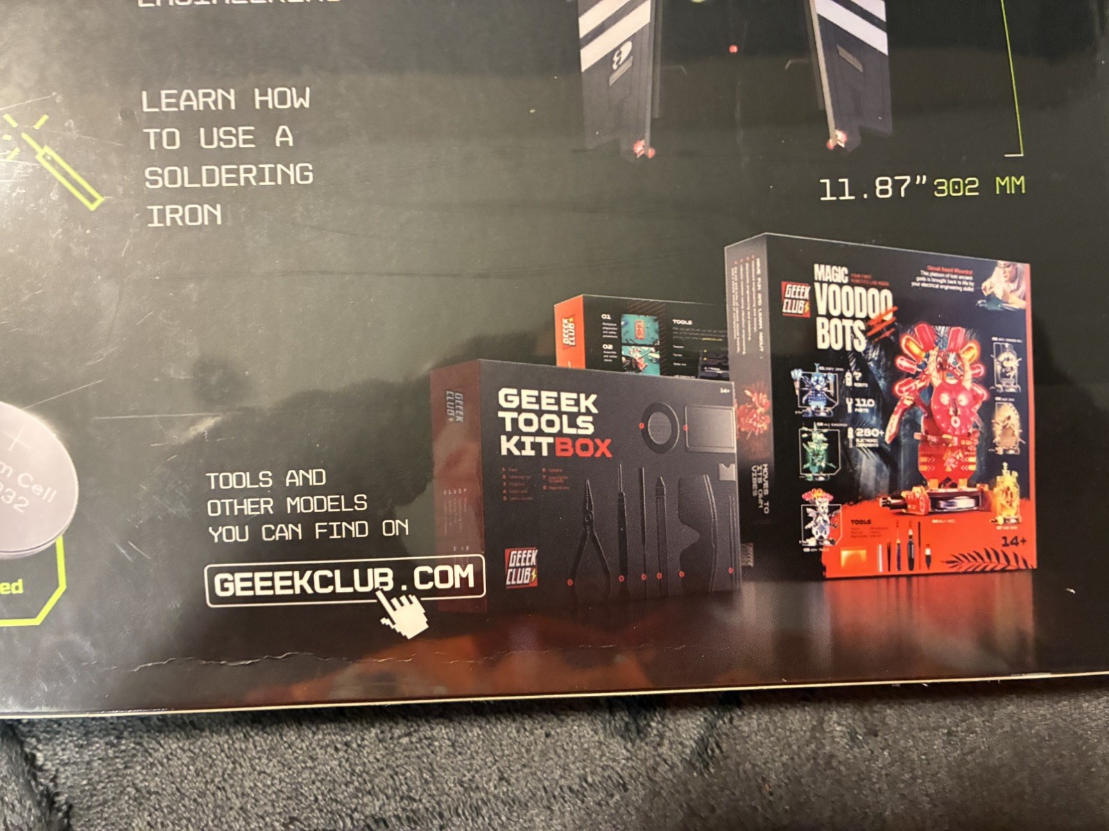 Geeek Club Cyber Punk Electronic 3D Puzzle ~ MAT002 Wipe Racer ~ NIP STEM Sealed