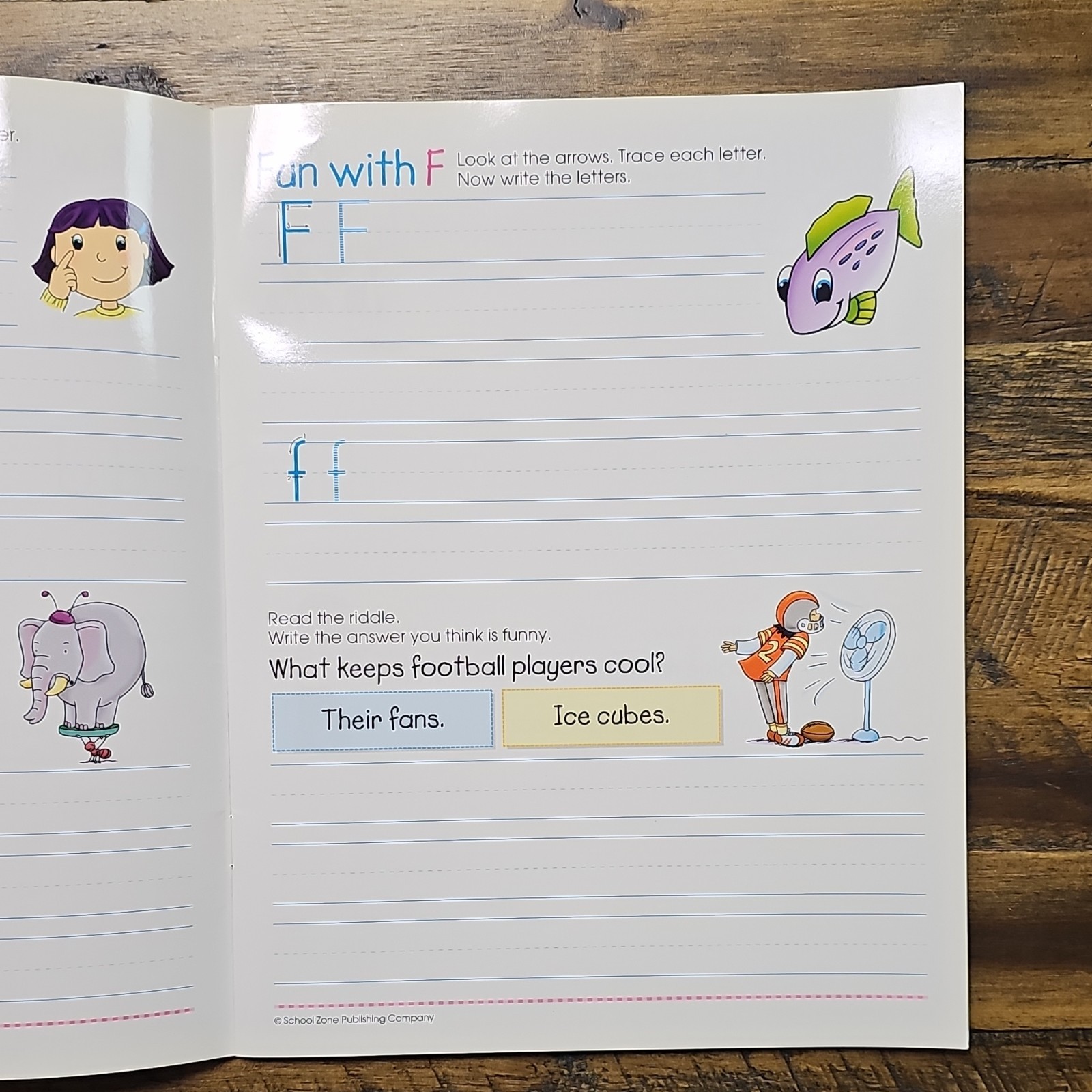 School Zone Alphabet/Letters Write and Reuse Book Ages 5-7 by School Zone