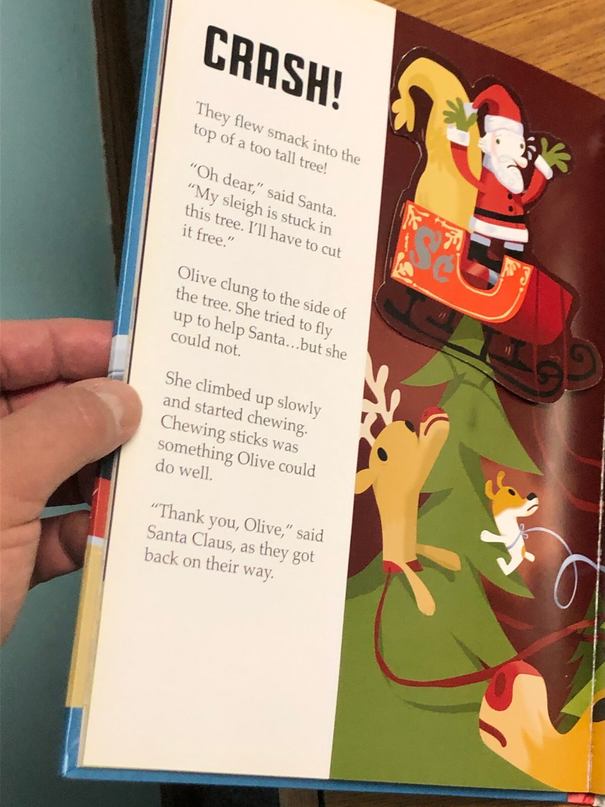 USED 1997 OLIVE THE OTHER REINDEER DELUXE EDITION HARDCOVER CHILDREN’S BOOK