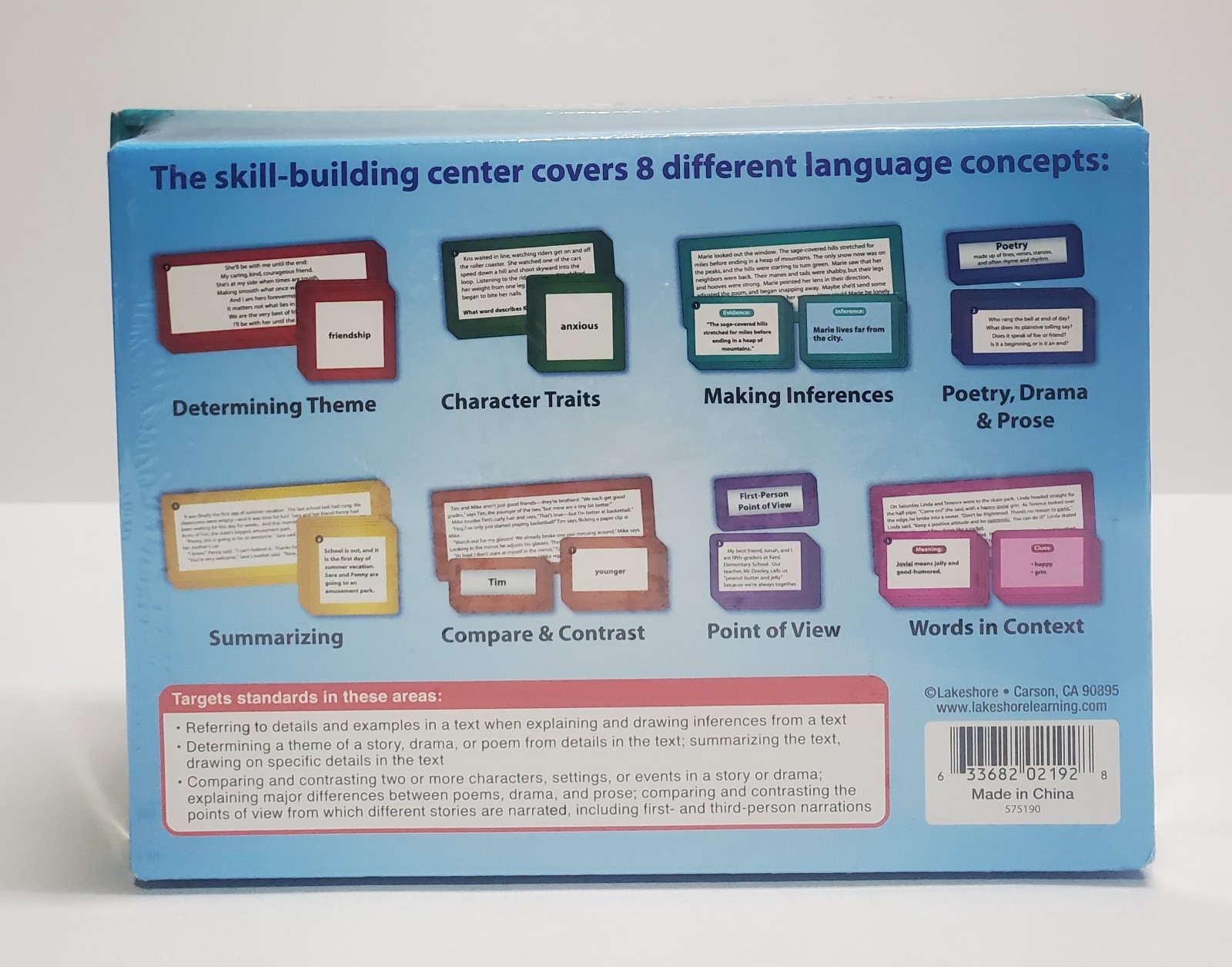 Lakeshore Learning Match And Sort Language Quickies 3 piece set- Grades 4-5