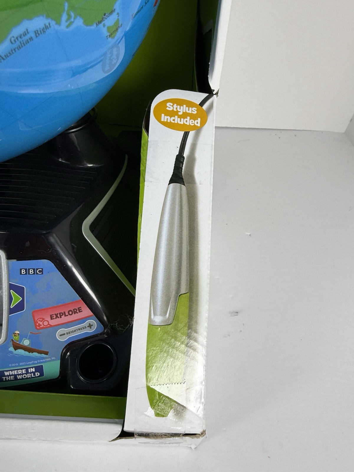 Vintage Leap Frog Magic Adventures Globe Stylus Included LeapFrog STEAM Toy NEW
