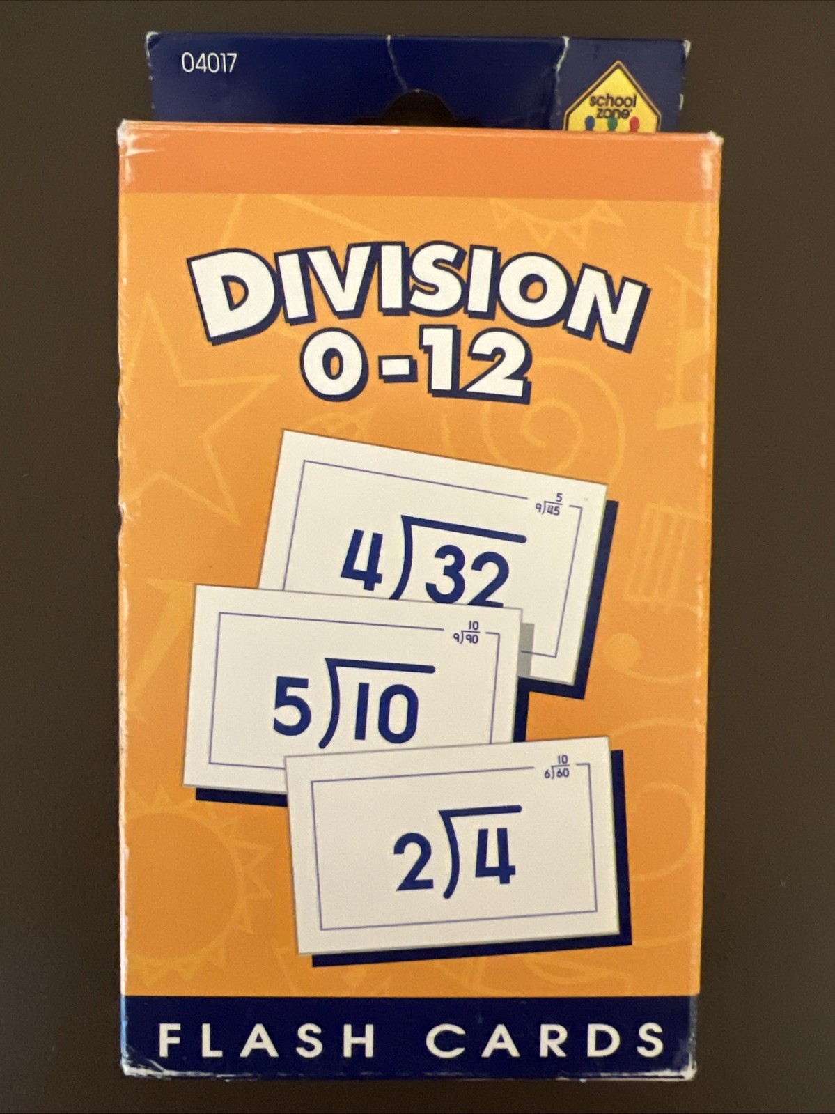 School Zone Multiplication Subtraction Addition Division 0-12 Flash Cards LOT 5!