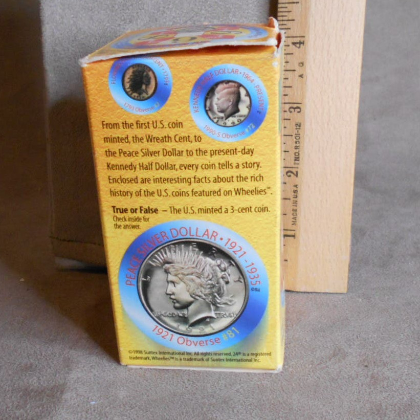 Suntex 1998 24 Game Wheelies Currency Edition US Coinage Series A RARE