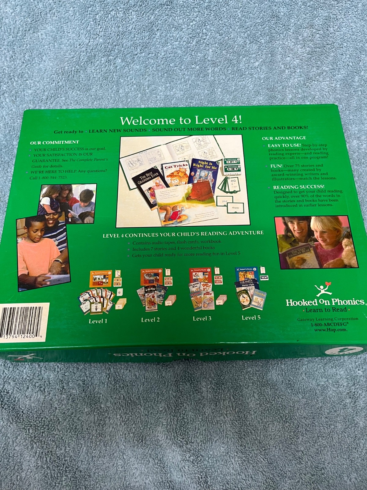 Hooked On Phonics Learn To Read Levels 1-5 Kit Vintage