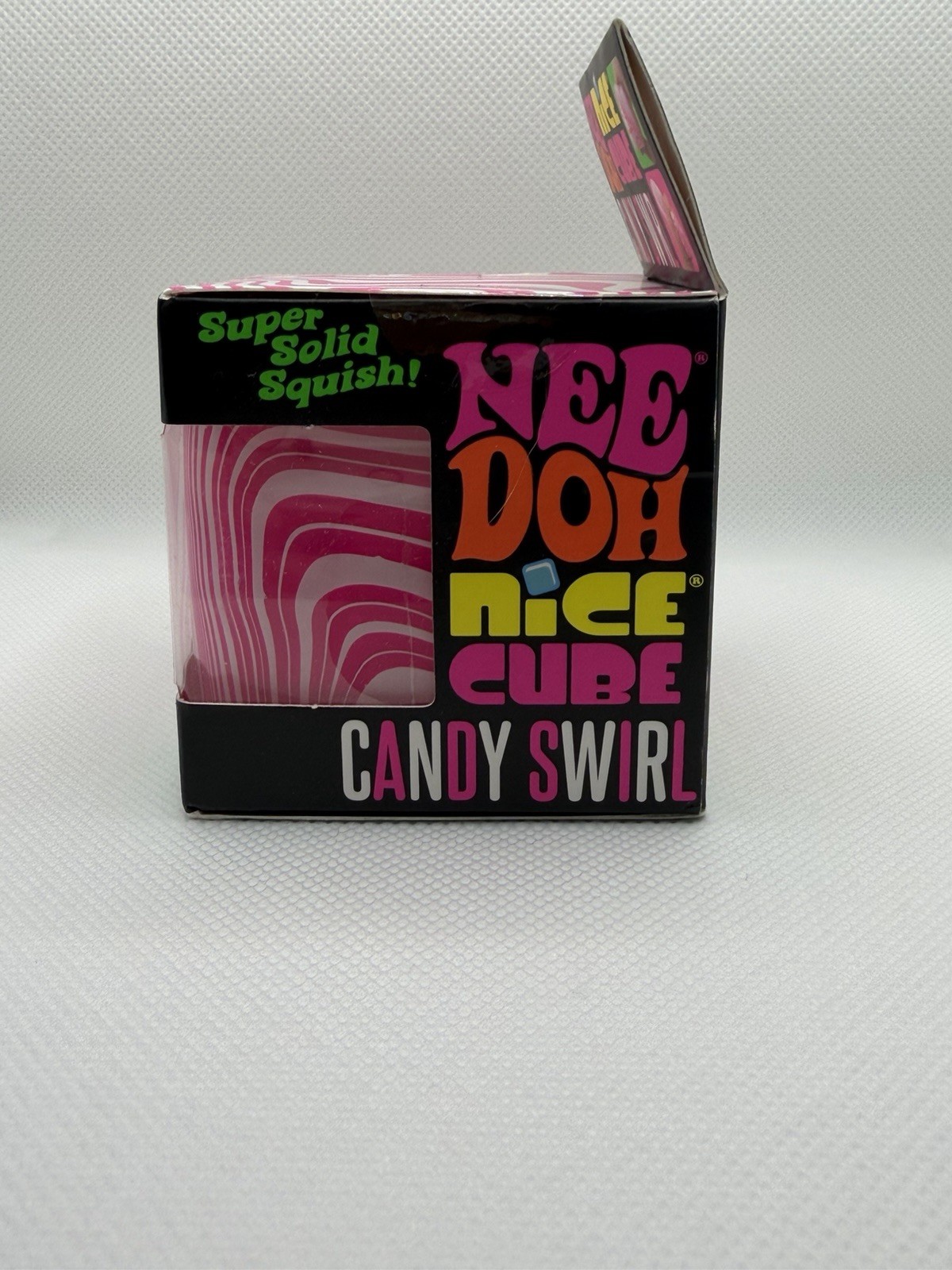 New Authentic Viral NEEDOH Nice Cube Candy Swirl NEE DOH fidget Squeeze Toy