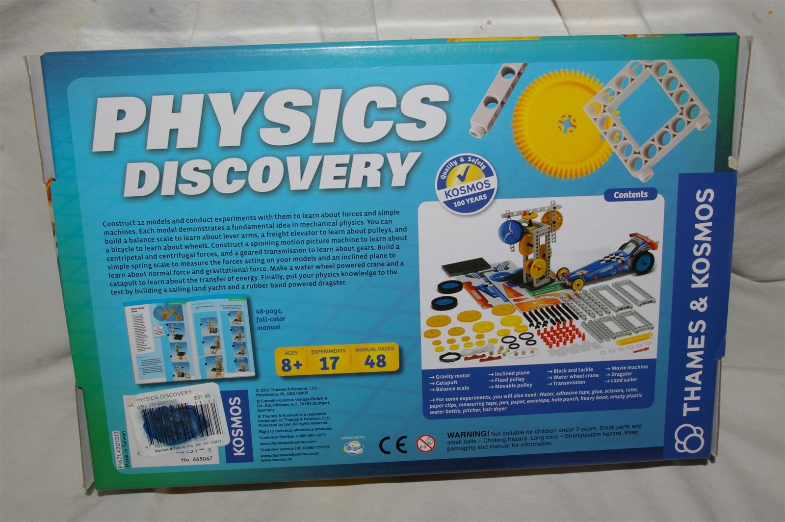 Thames & Kosmos Physics Discovery Education Science Experiment Kit NEW