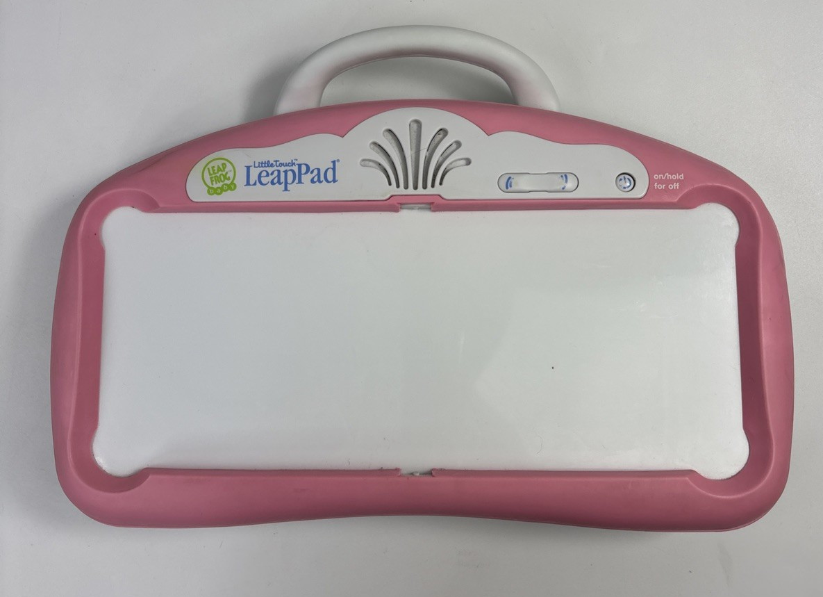 Leap Frog Little Touch Leap Pad Learning System PINK 8 Books & 7 Cartridges &Bag