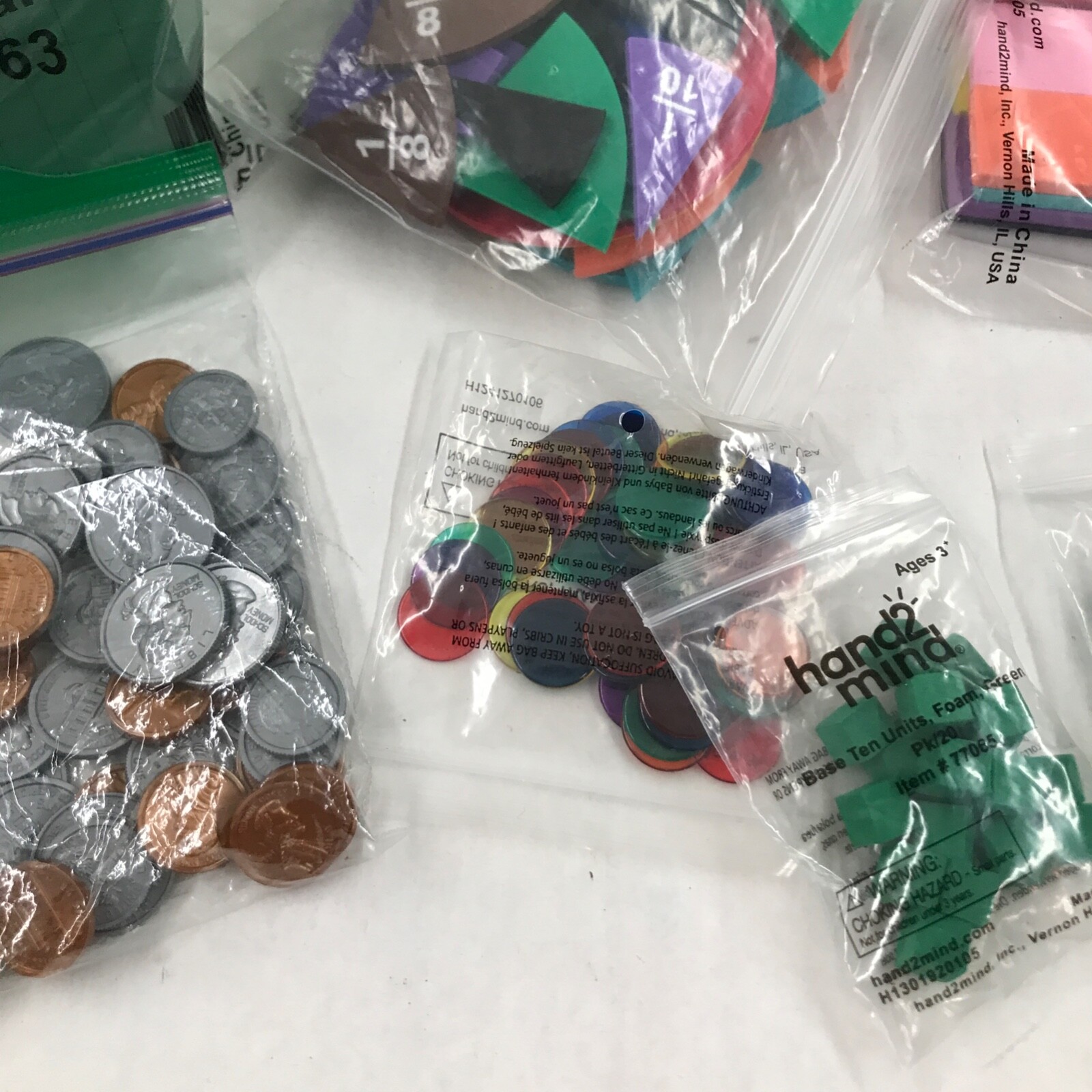HAND 2 MIND enVision Math Individual Student Manipulatives Kit -Grade 4