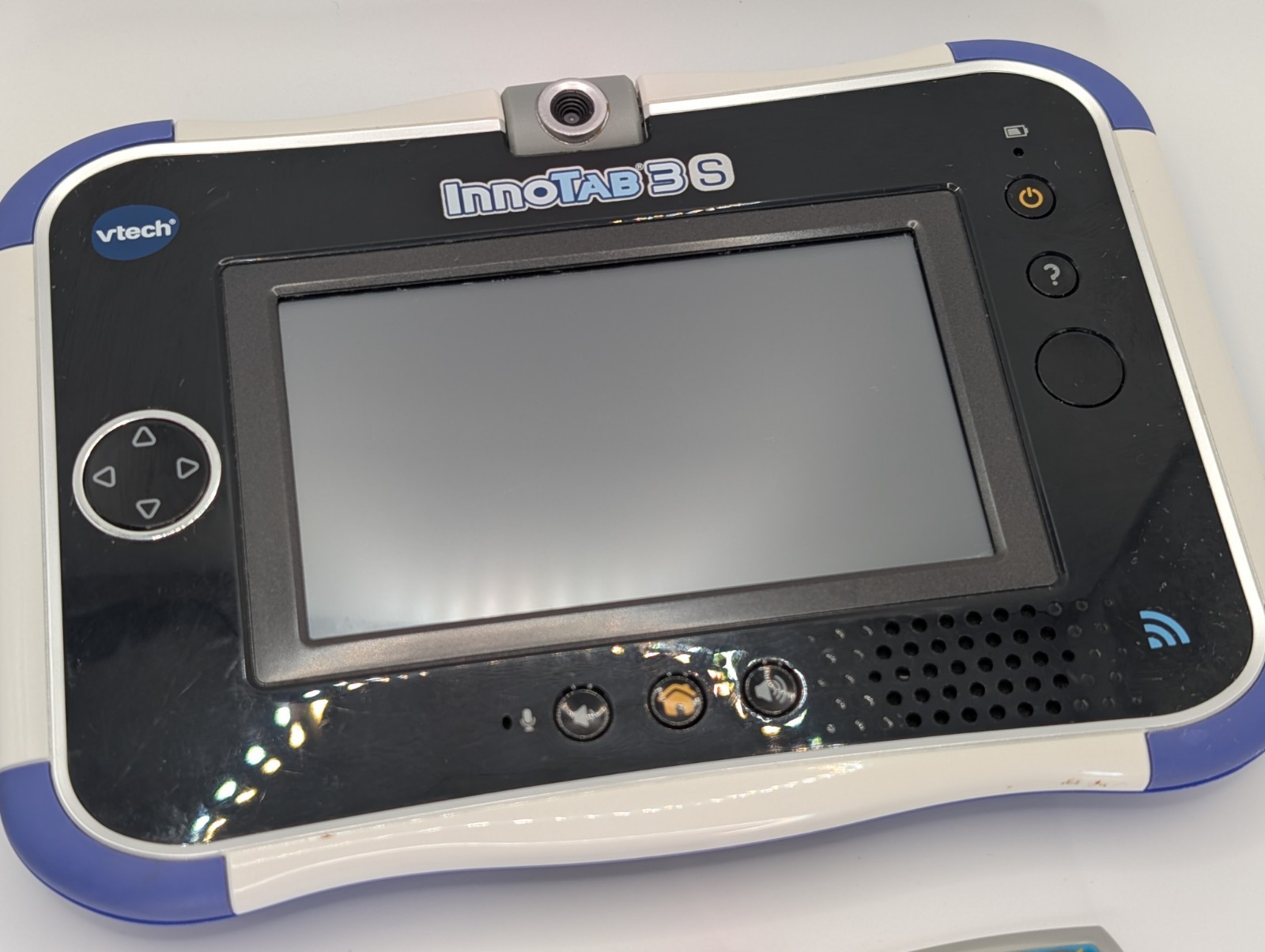 VTech InnoTab 3S Boys Blue Kids French Edition Learning Tablet W/3 Games Tested.