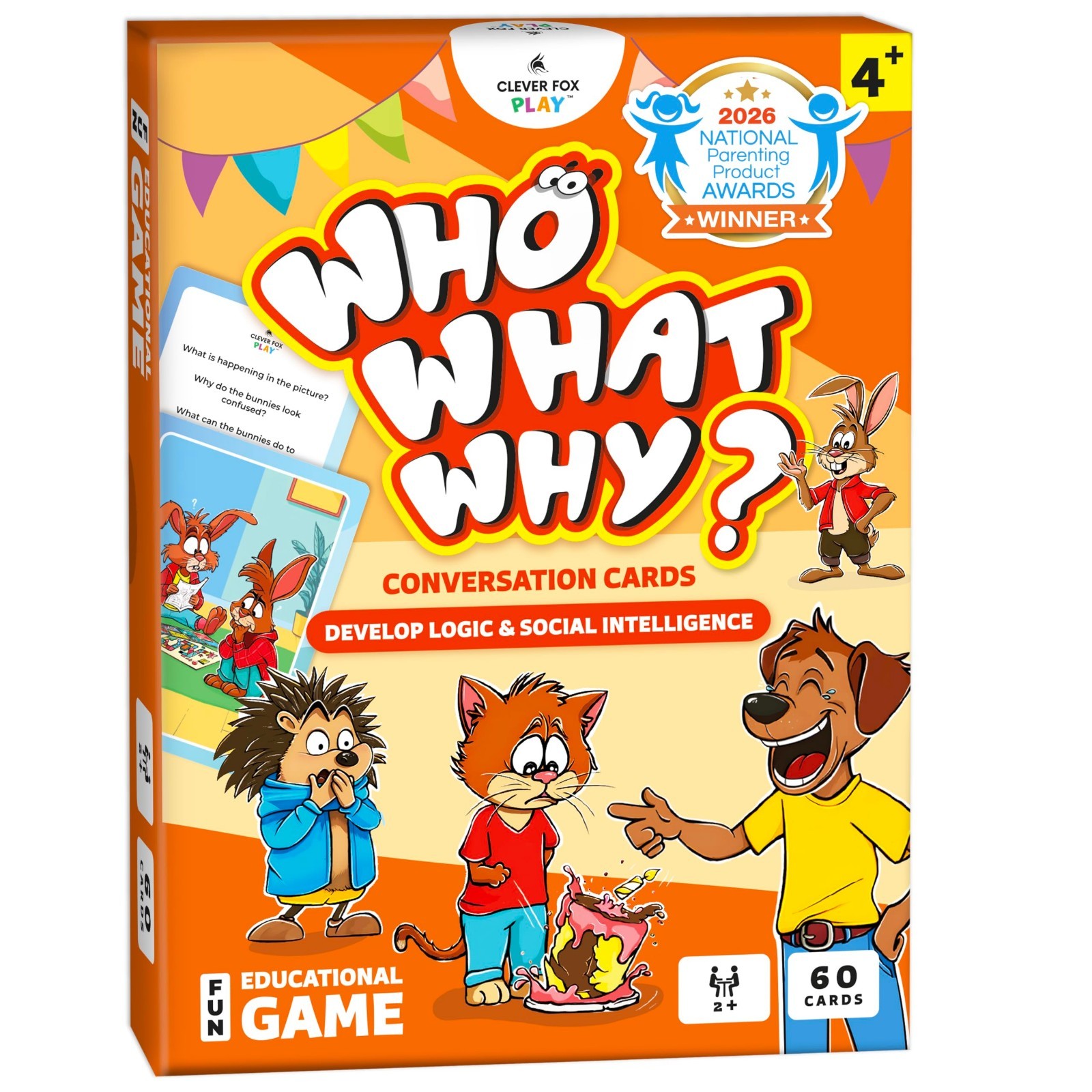 Conversation Cards for Kids – Social Skills Game, Emotional Intelligence, Speech