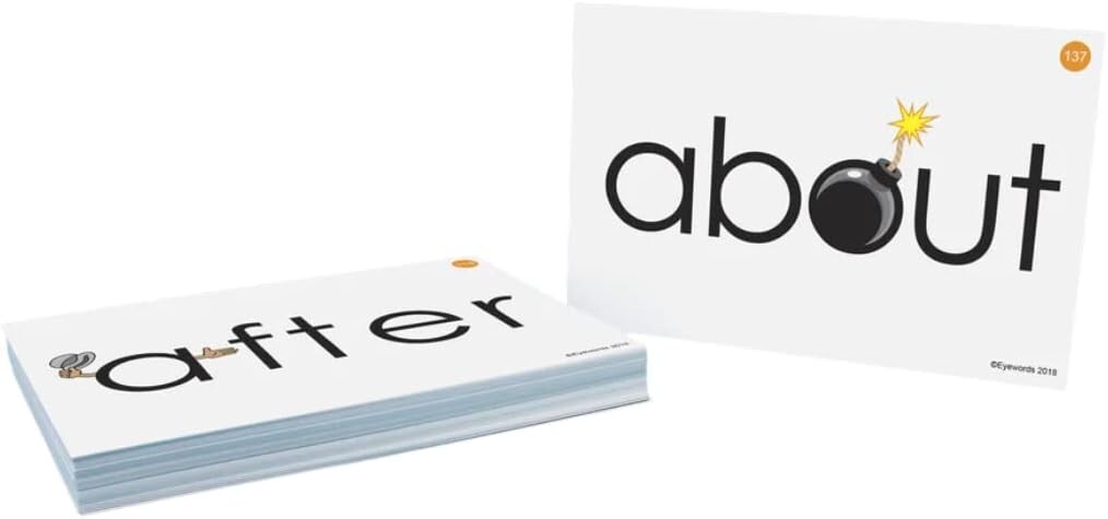 Multisensory Sight Word Cards, Set #3, Words 101-150