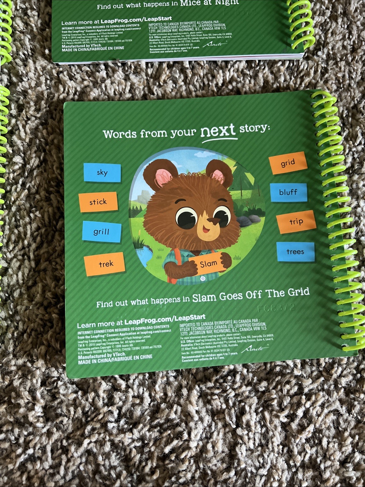 LeapFrog Leap Start Learn to Read Books 1 2 4 5 6 Long Short Vowels Sam Ted