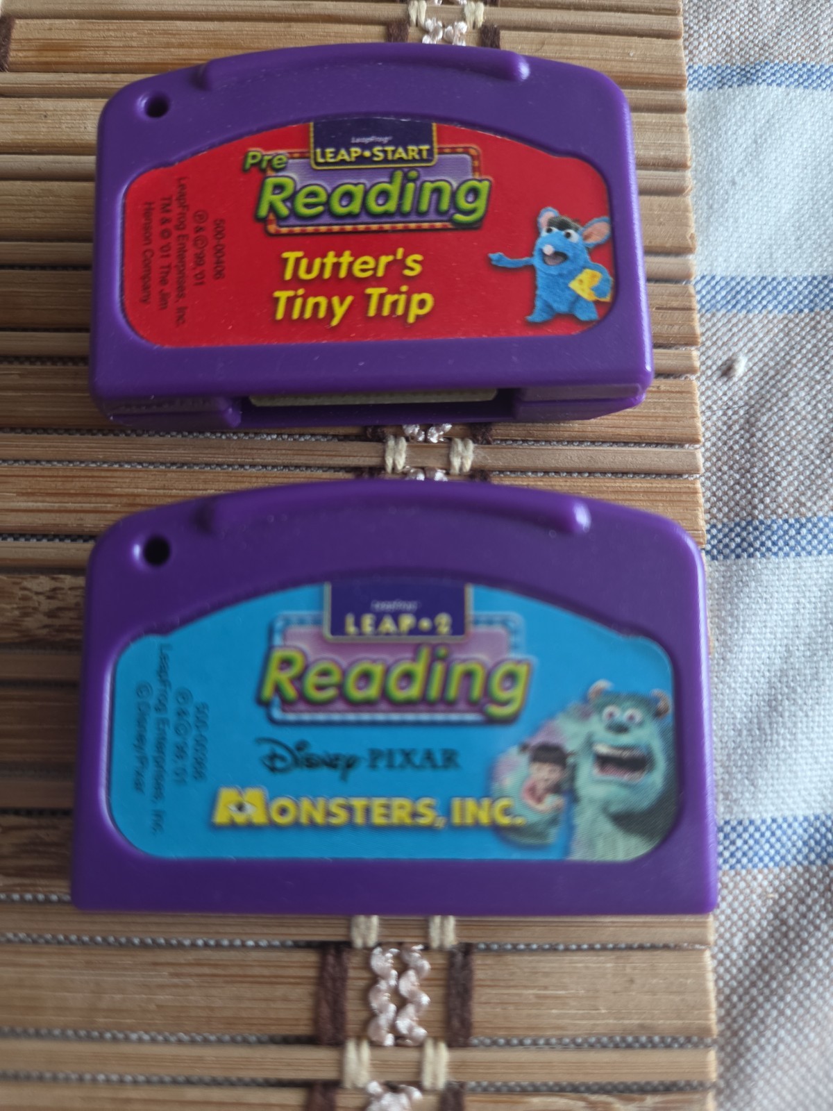 LeapFrog LeapPad Game Cartridges Lot of 24-Lion King, Monsters Inc, Scooby Doo