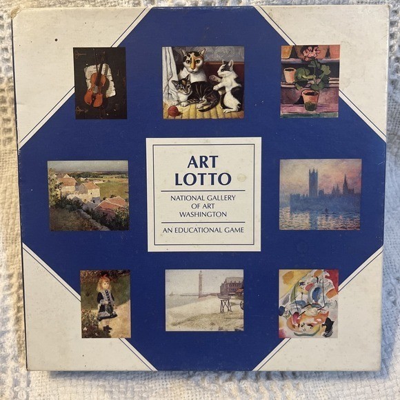 Art Lotto Memory Matching Game National Gallery of Art Washington Complete 1990
