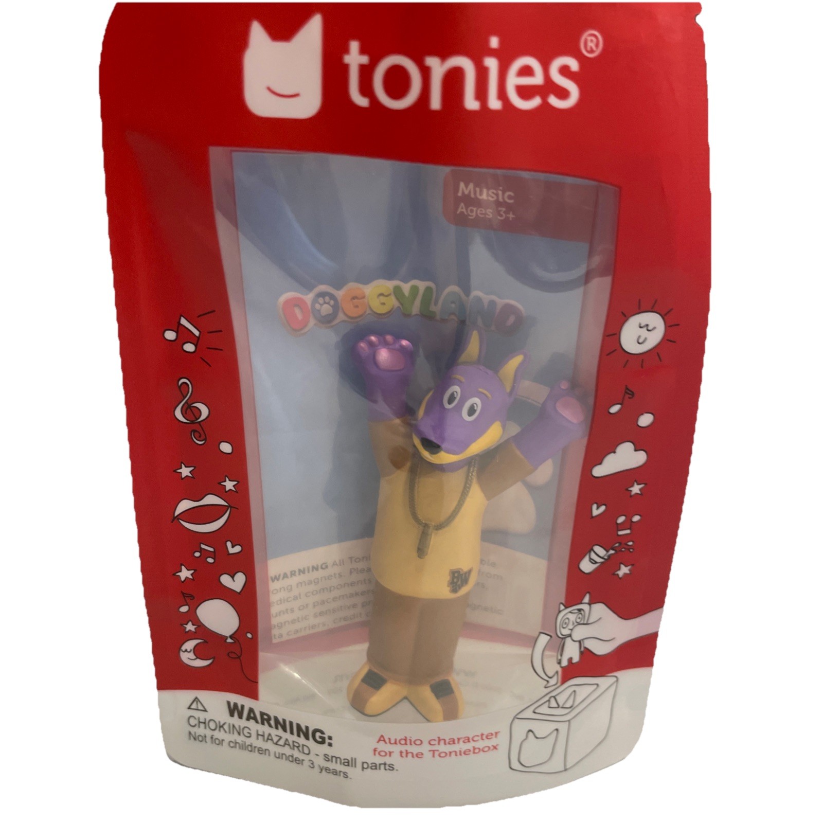 Tonies Bow Wizzle Audio Play Character from Doggyland In Hand And Free Shipping