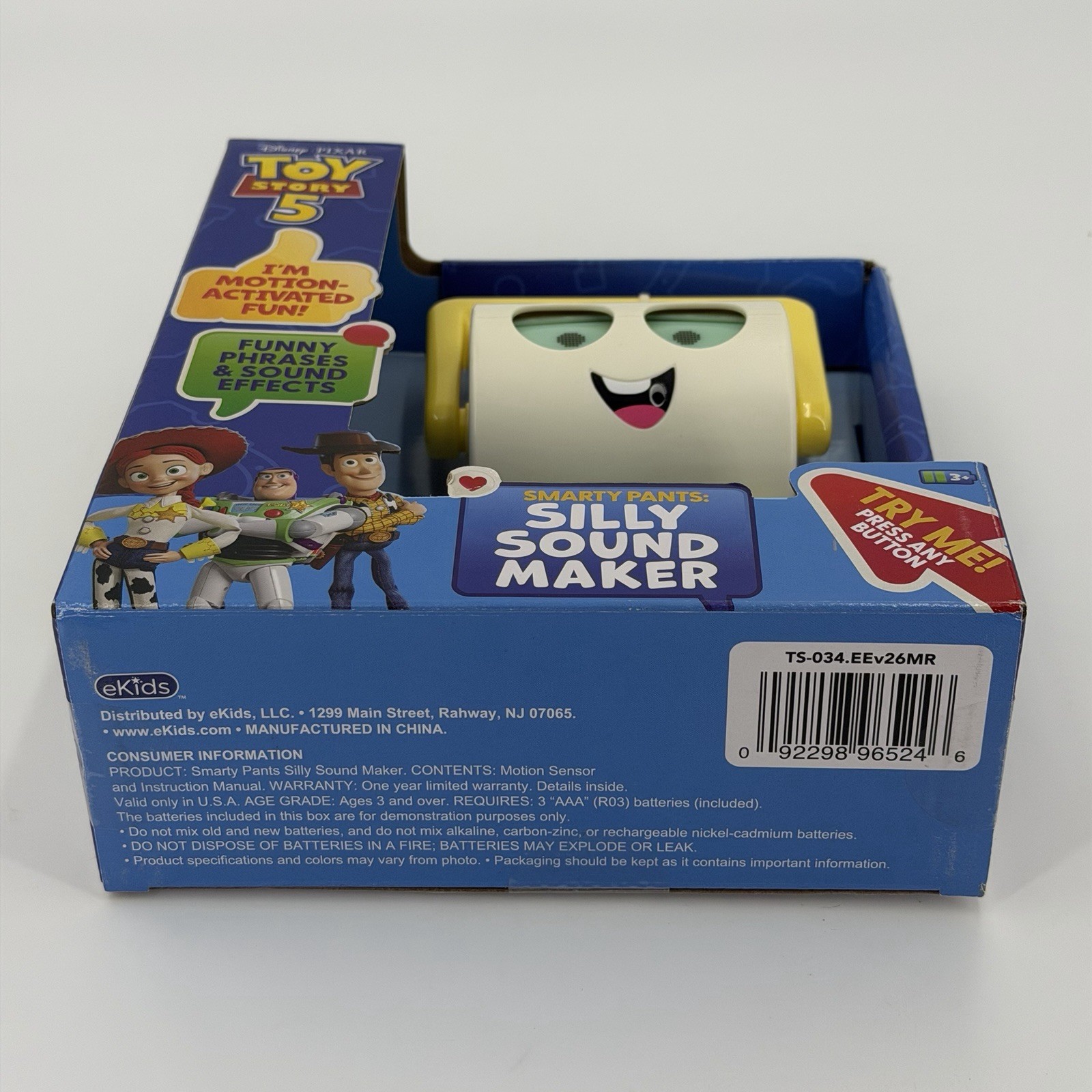 Disney Pixar Toy Story 5 Smarty Pants Interactive Sound Toy, Silly Noise Maker