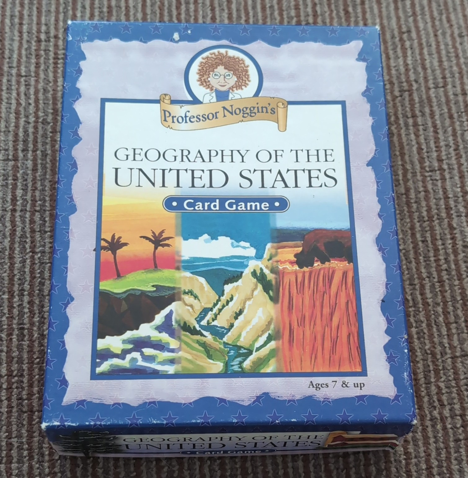 Professor Noggin’s Geography of the United States Card Game, Ages 7+