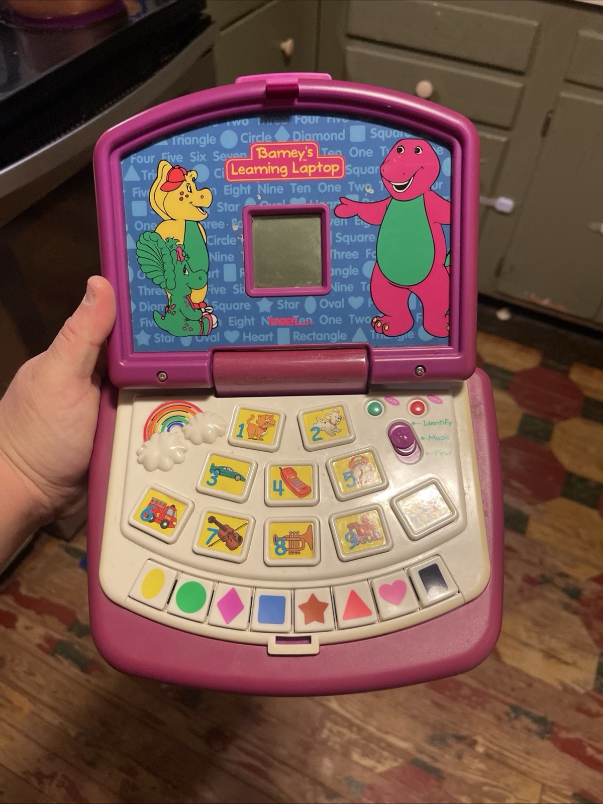 Vintage Barney’s Learning Laptop 1999 WORKS BUT HAS NO SOUND