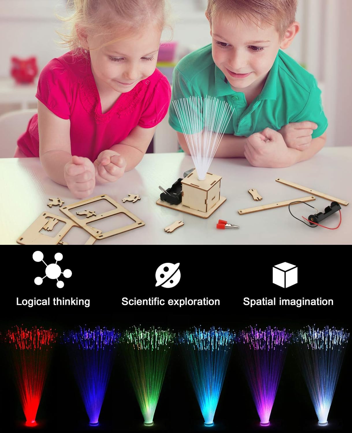 4 in 1 STEM Kits for Kids Age 8-10, Science Kits Building Projects for Kids, STE
