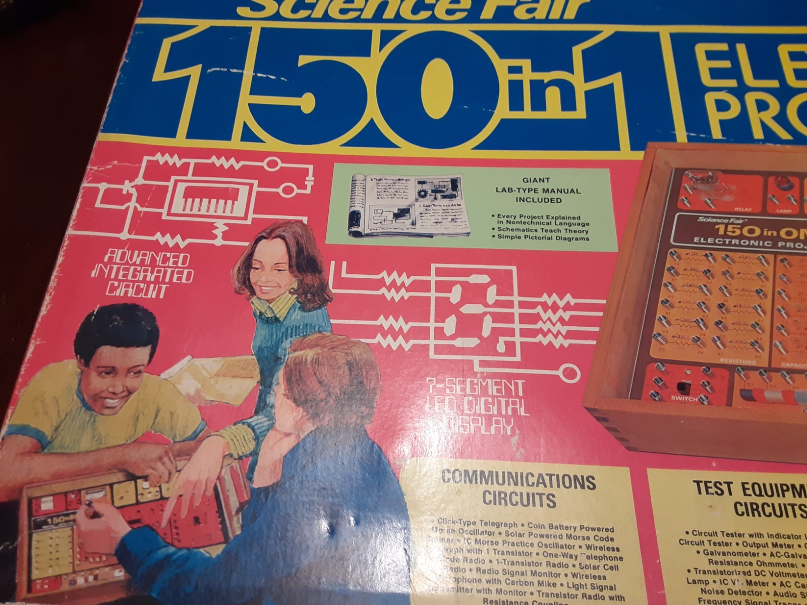 Science Fair 150 In 1 Electronic Project Kit – Radio Shack Cat.No. – 28-248