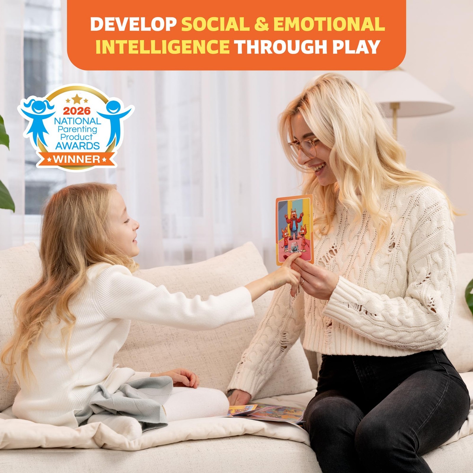 Conversation Cards for Kids – Social Skills Game, Emotional Intelligence, Speech